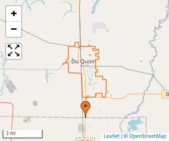 Area schools map